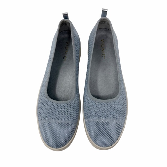 Vionic Uptown Knit Skimmer Flat‎ in Grey Size 9 - Picture 3 of 16